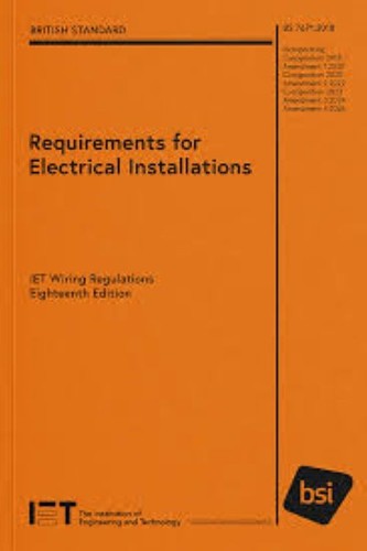 Iet wiring regs - iet, 18th