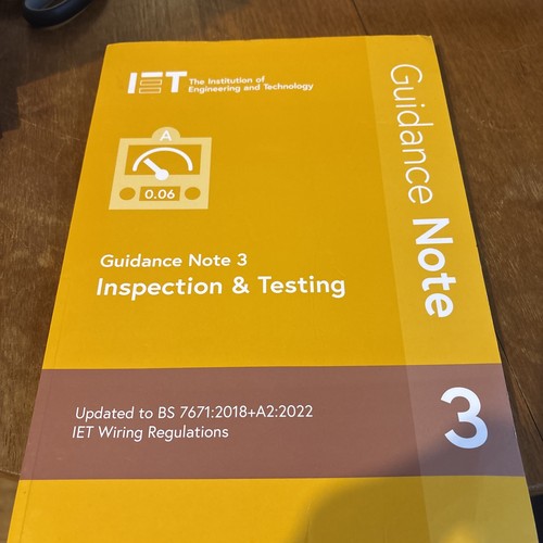 Guidance note inspection - note, &