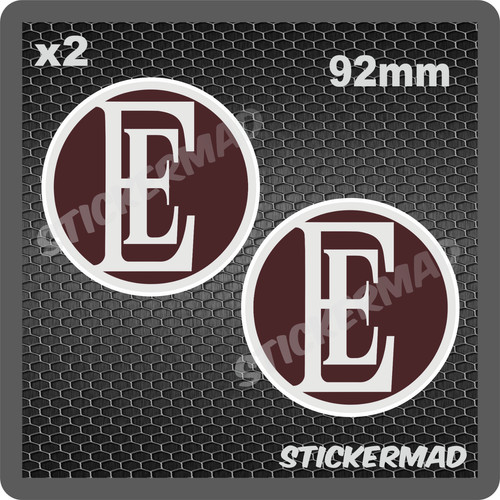 English electric stickers - x2,