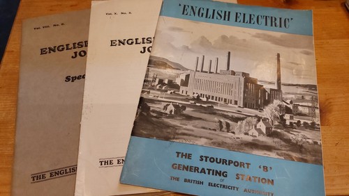 English electric magazines - electric,